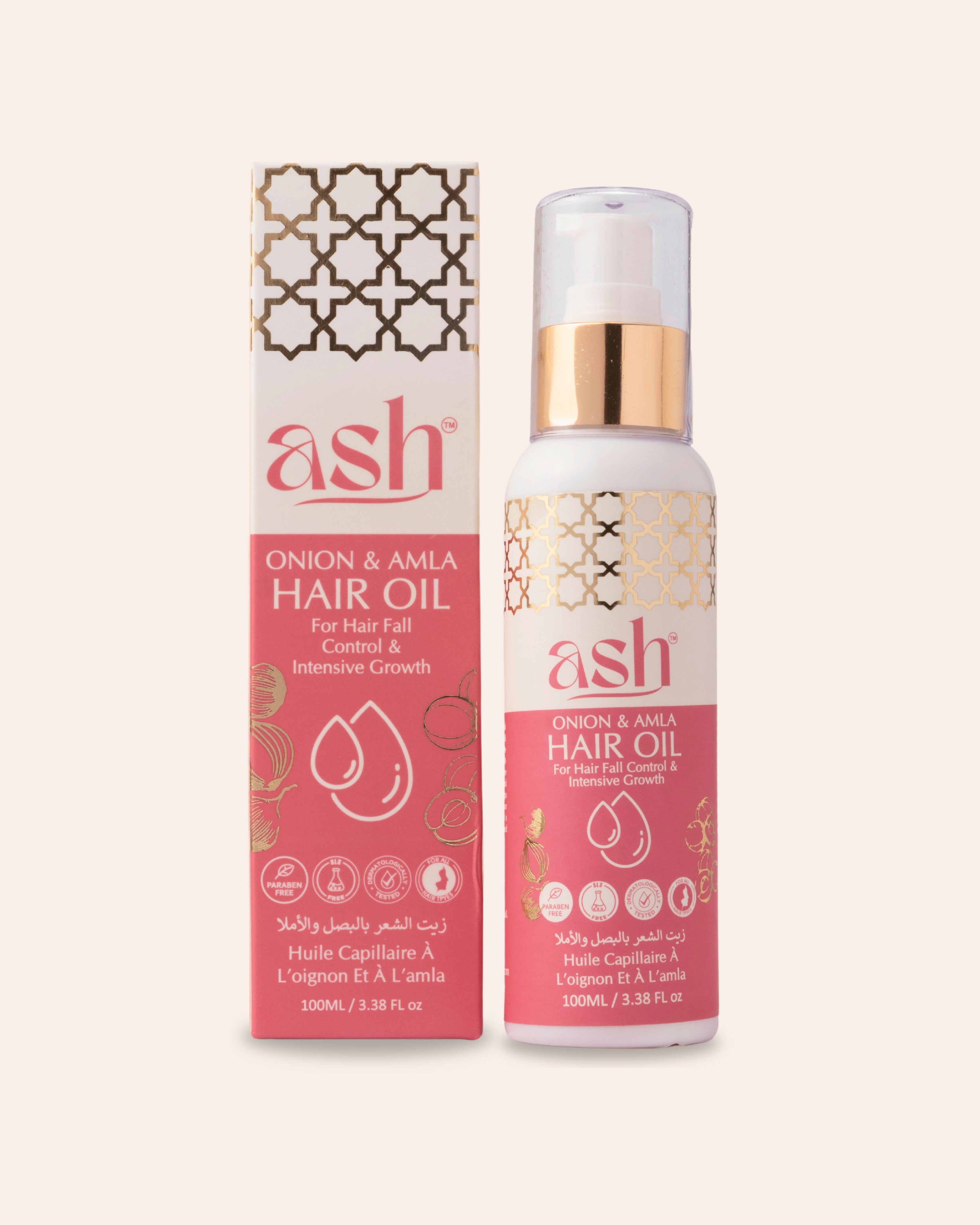 ASH Onion & Amla Hair Oil | Combat Hair Loss & Enhance Growth