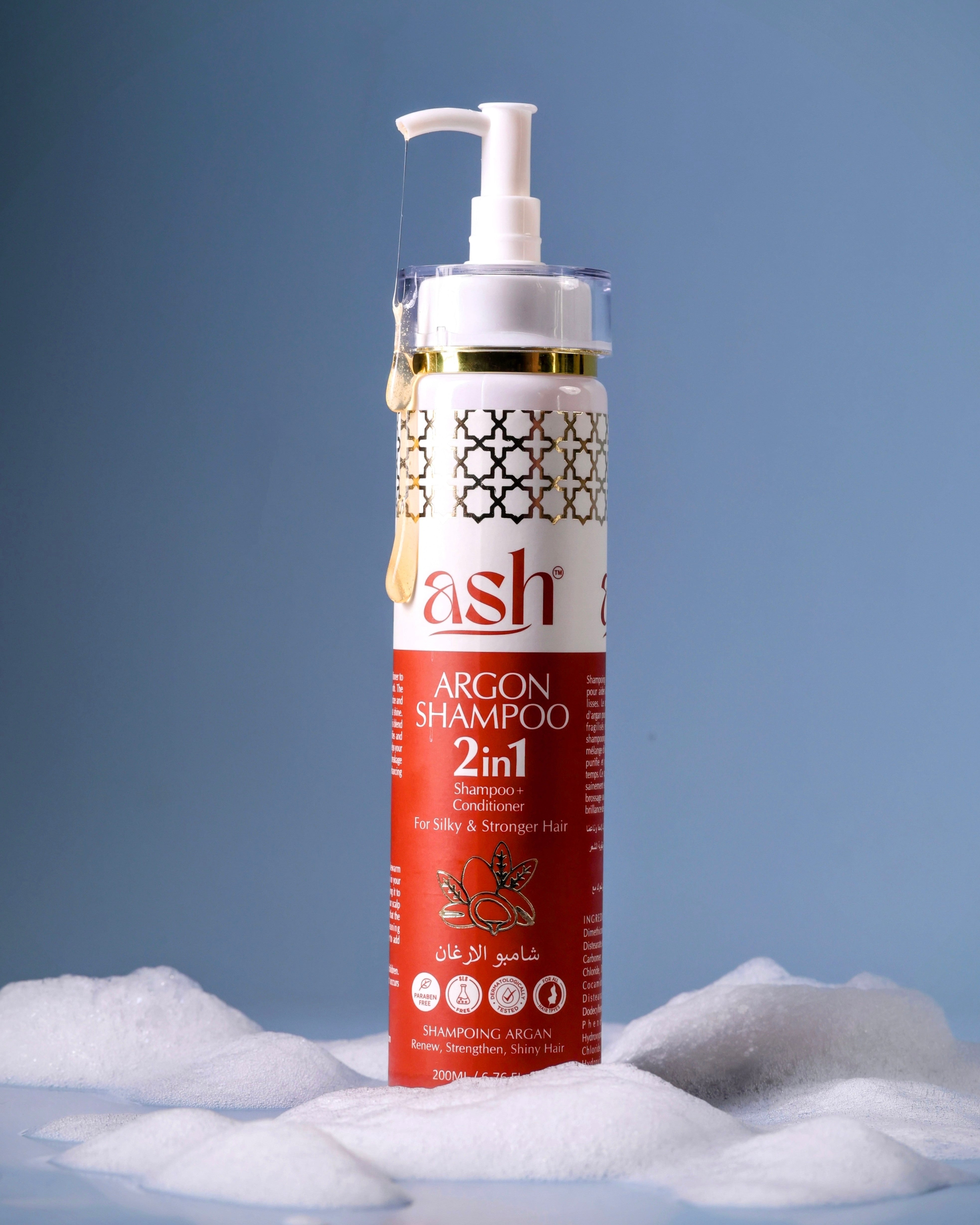 ASH Argan Shampoo 2in1 | For Silky & Stronger Hair