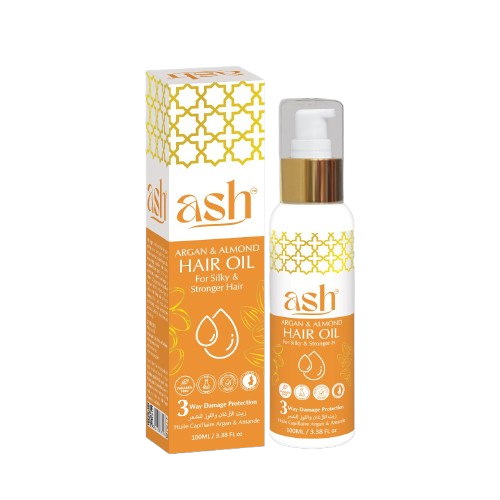 ASH Argan & Almond Hair Oil | Restore & Protect Damaged Hair