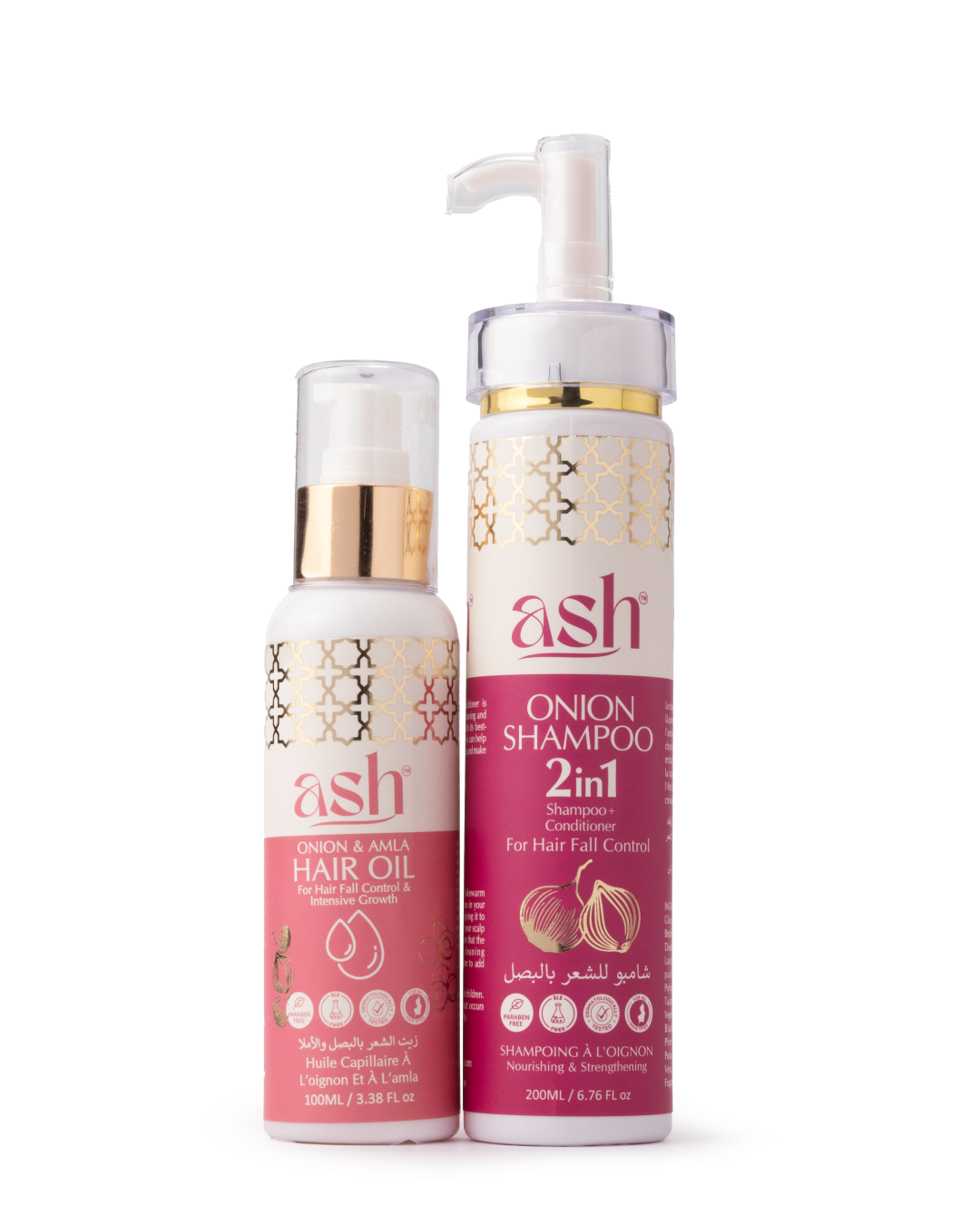 Anti Hair Fall & Repair Bundle | Onion Shampoo and Onion Amla Hair Oil